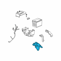 OEM Pontiac Torrent Support Bracket Diagram - 25833179