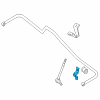 OEM 1998 Nissan Pathfinder Clip-Stabilizer Mounting Diagram - 56233-0W000