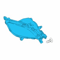 OEM 2017 Kia Forte Lamp Assembly-Front Fog Diagram - 92201B0500