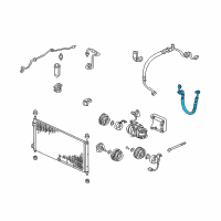 OEM 2002 Acura TL Hose, Discharge Diagram - 80315-S0K-A01