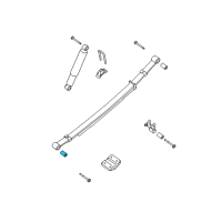 OEM 2012 Nissan Titan BUSHNG Rear Suspension Diagram - 55045-9FM0A