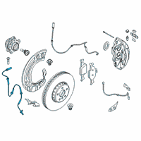 OEM 2019 BMW X5 WHEELSPEED SENSOR Diagram - 34-52-6-895-655