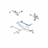 OEM 2007 Kia Spectra Arm Assembly-Rear Suspension Diagram - 552202F510