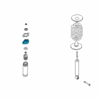 OEM 2006 BMW Z4 Guide Support Diagram - 33-50-6-777-037