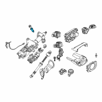 OEM BMW 525i Key Code Lock Diagram - 32-30-6-763-310