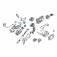 OEM 2007 BMW 530i Positioning Unit Steering Lock Diagram - 32-30-6-765-858