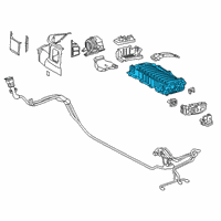 OEM Lexus UX250h Hv Supply Battery Assembly Diagram - G9510-76030