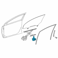 OEM Scion iM Window Motor Diagram - 85720-12360