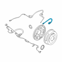 OEM 2004 Nissan Xterra Hose Assy-Brake Diagram - 46210-8B510