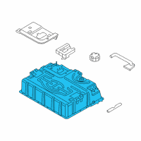 OEM 2010 BMW X6 High-Voltage Accumulator Diagram - 61-25-7-615-387