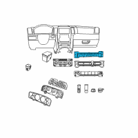 OEM Jeep Commander Switch-6 Gang Diagram - 4602900AF