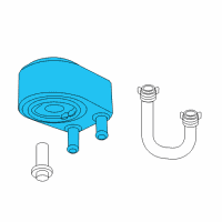 OEM 2010 Chrysler 300 Engine Oil Cooler Diagram - 4892422AA