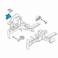 OEM 2015 Kia Forte5 Engine Mounting Bracket Assembly Diagram - 21810A7000