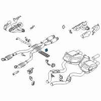 OEM 2015 BMW M6 Rubber Mounting Diagram - 18-20-7-832-991