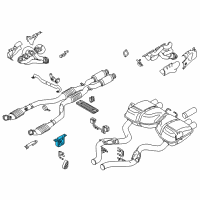 OEM 2001 BMW M3 Rubber Mounting Diagram - 18-20-1-401-797