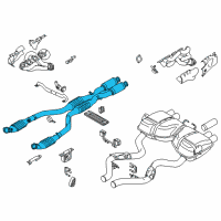 OEM 2013 BMW M3 Catalytic Converter Diagram - 18-30-7-848-117