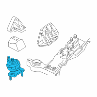 OEM 1998 Chrysler Concorde Support-Engine Support Diagram - 4593184AB