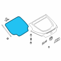 OEM 2006 BMW Z4 Trunk Lid Gasket Diagram - 51-76-3-425-290