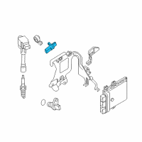 OEM 2020 Nissan Frontier Crankshaft Position Sensor Diagram - 23731-JA11C