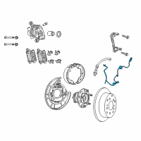 OEM 2012 Jeep Compass Sensor-Anti-Lock Brakes Diagram - 5105062AC