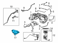 OEM Ram Fuel Pump Control Module Diagram - 68434538AA