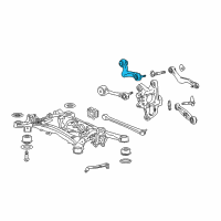 OEM 2013 Lexus LS460 Rear Upper Control Arm Assembly Diagram - 48770-50060