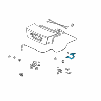 OEM Acura Hinge, Passenger Side Trunk Diagram - 68610-SEP-A01ZZ