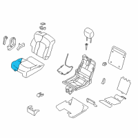 OEM 2020 Infiniti QX80 Pad Assembly-2ND Seat Cushion, RH Diagram - 88311-6JD0A
