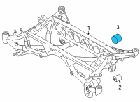 OEM BMW Z4 RUBBER MOUNTING REAR Diagram - 33-31-6-899-168