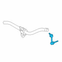 OEM 2010 Lexus IS250 Link Assy, Front Stabilizer, LH Diagram - 48810-30080