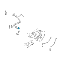 OEM 2015 Chevrolet Caprice Filler Hose Clamp Diagram - 92138649
