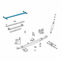 OEM 2005 Toyota Tundra Leaf Spring Diagram - 48031-0C030