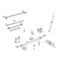 OEM 2002 Toyota Tundra Leaf Spring Bushing Diagram - 90389-A0007