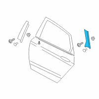 OEM 2020 Ford Fusion Applique Diagram - ES7Z-54255A63-CB