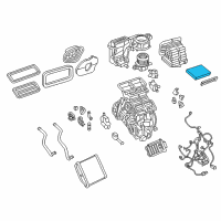 OEM 2015 Jeep Renegade Filter-Cabin Air Diagram - 68338536AA