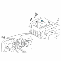 OEM 2001 Toyota Land Cruiser Throttle Sensor Diagram - 89452-30140