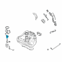 OEM 2001 Dodge Stratus Fuel Water Separator Filter Diagram - MR431089