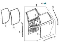 OEM 2022 Chevrolet Tahoe Spoiler Plug Diagram - 25652432