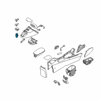 OEM 2017 Kia Soul EV Button Start Swtich Assembly Diagram - 95430E4000