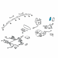 OEM 2014 Honda Insight OPDS Unit Diagram - 81169-TM8-A11