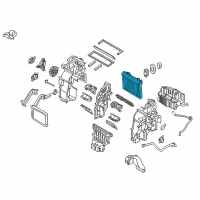 OEM 2021 Kia Sportage Evaporator Core Assembly Diagram - 97139D3000