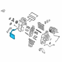 OEM Kia Sportage Core Assembly-Heater Diagram - 97138D3000