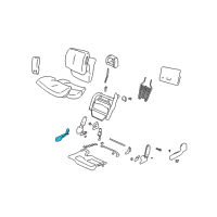 OEM 2001 Oldsmobile Aurora Panel Asm-Finish Driver Seat Cushion Side Inner *Neutral Diagram - 16817501