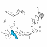 OEM 2019 Nissan Rogue Hose-Air Duct Diagram - 16578-4BA1A