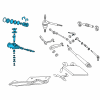 OEM Pontiac Firebird Gear Kit, Steering (Remanufacture) Diagram - 26087098