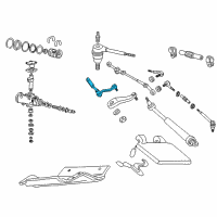 OEM Oldsmobile Bravada Arm Kit, Steering Linkage Idler Diagram - 26054932