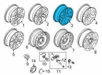 OEM 2022 Ford F-150 WHEEL ASY Diagram - ML3Z-1007-JA