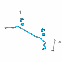 OEM 2020 Hyundai Veloster N Bar Assembly-FR STABILIZER Diagram - 54810-K9000