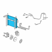 OEM Ford Ranger Condenser Diagram - 6L5Z-19712-AC