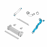 OEM 2016 BMW X4 Charge-Air Duct Diagram - 13-71-7-604-033